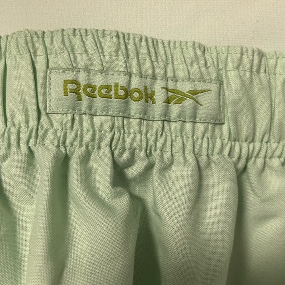 Reebok Maxi Skirt Flared Side Slits Pockets Green Medium Waist 15-17” - Picture 6 of 12